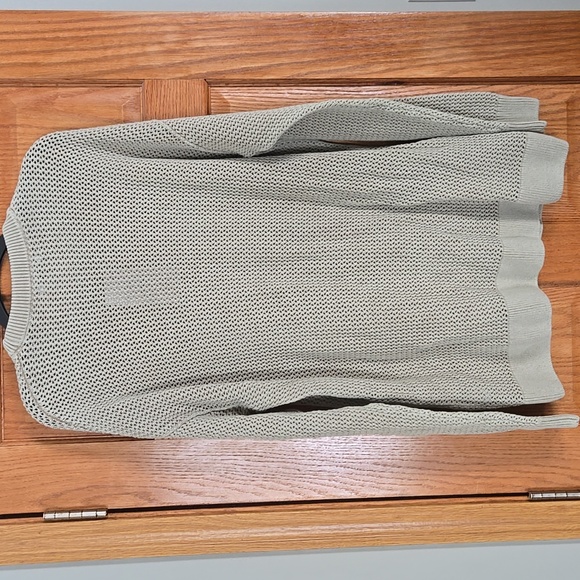 ZARA MENS COTTON WEAVE TEXTURED SWEATER SIZE XL TAUPE SAND - Picture 2 of 10